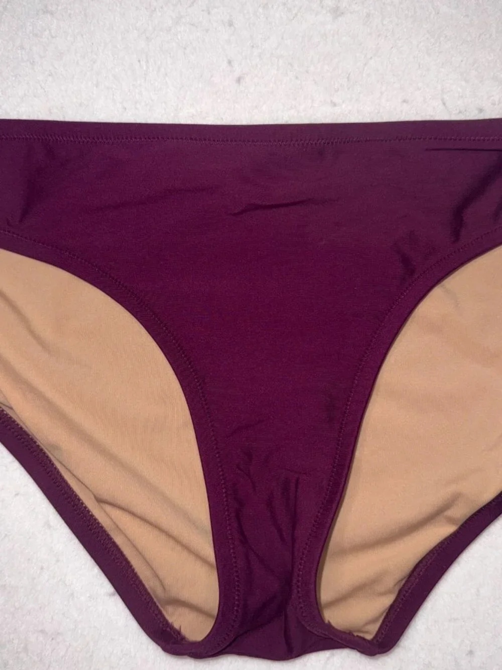 J.Crew Swimsuit Bikini Bottom Size Small Plum Deep Purple Size Small